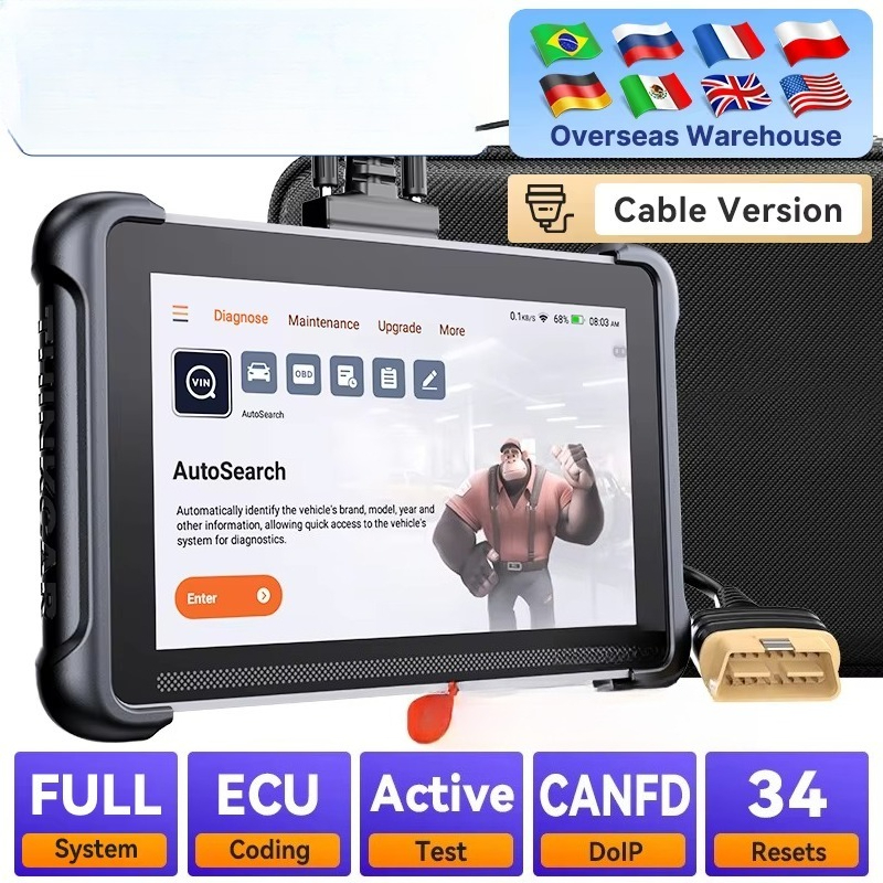 Auto Repair Shop Diagnostics - 689 ECU-Codierung 34 Reset-Funktionen für Autowerkstätten,