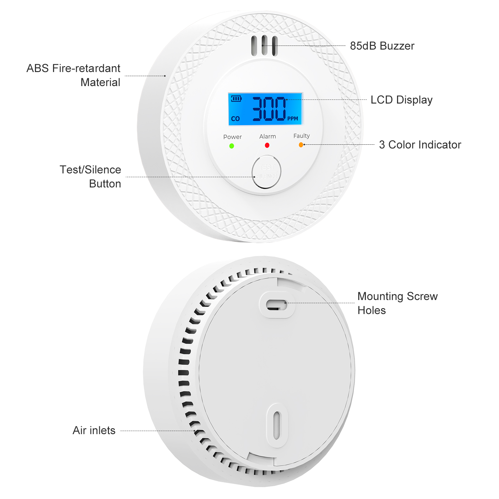 Eigenständiger Kohlenmonoxid-M – Smoke Leak Detector Bewertung und Preis